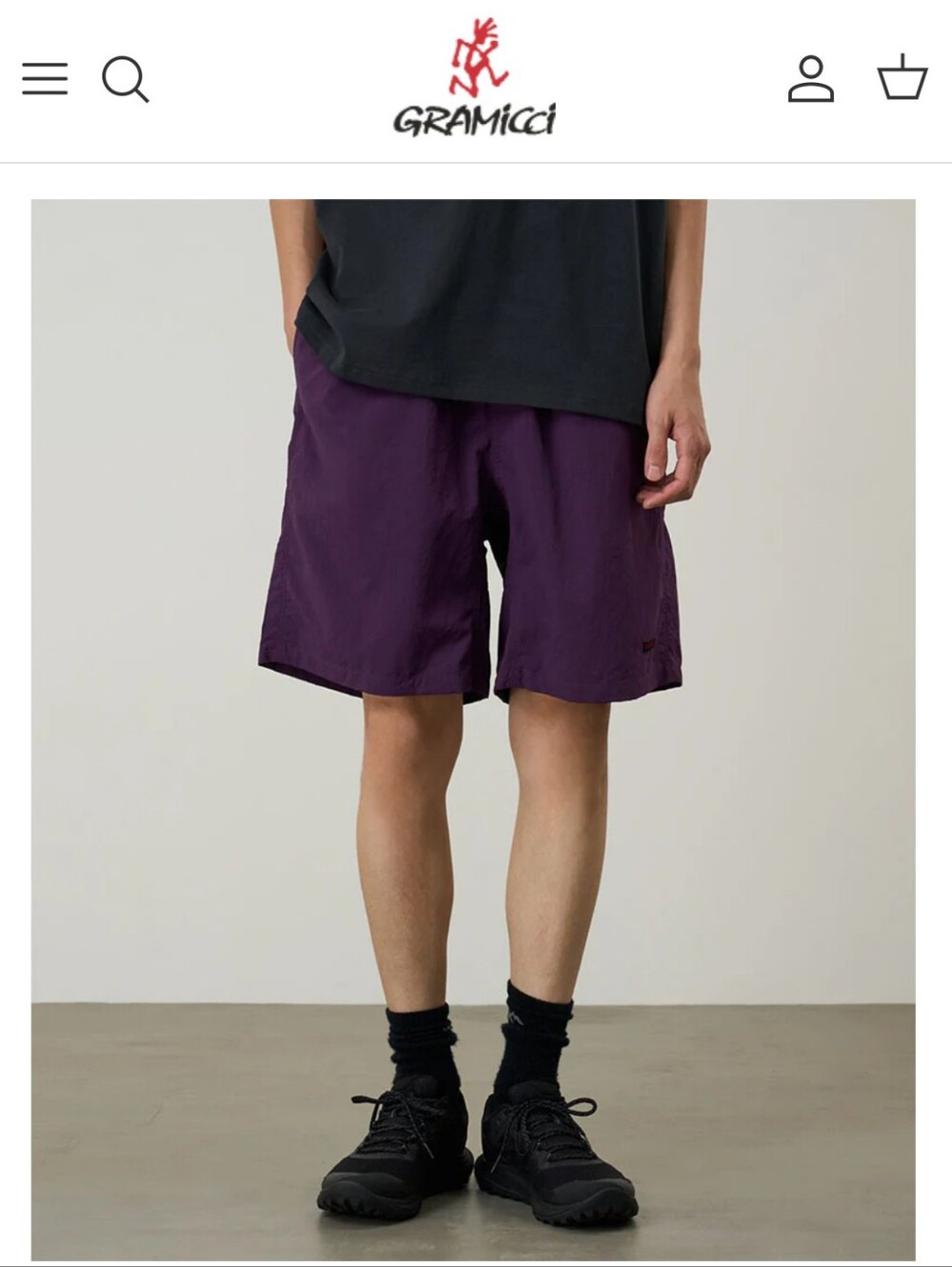Men's Purple Gramicci Nylon Reef Short